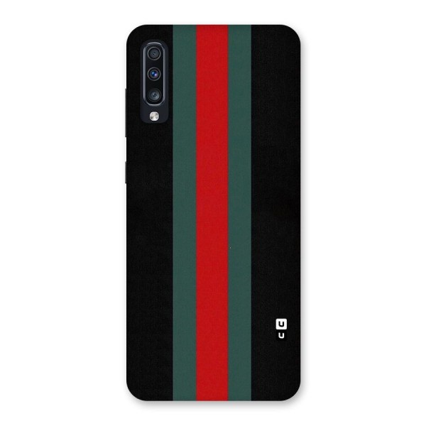 Basic Colored Stripes Back Case for Galaxy A70