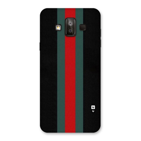Basic Colored Stripes Back Case for Galaxy J7 Duo