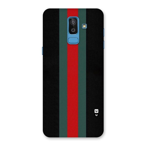 Basic Colored Stripes Back Case for Galaxy J8