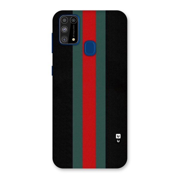 Basic Colored Stripes Back Case for Galaxy M31