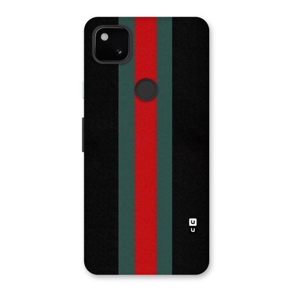Basic Colored Stripes Back Case for Google Pixel 4a