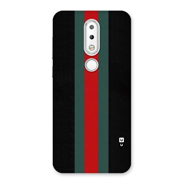 Basic Colored Stripes Back Case for Nokia 6.1 Plus