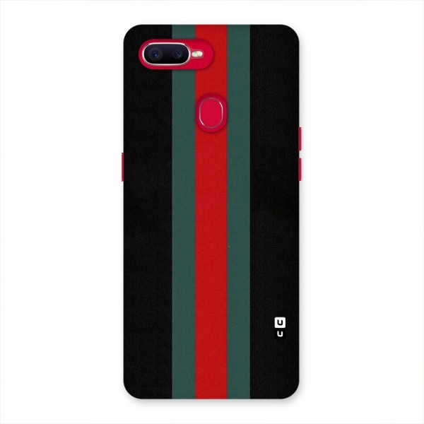 Basic Colored Stripes Back Case for Oppo F9 Pro