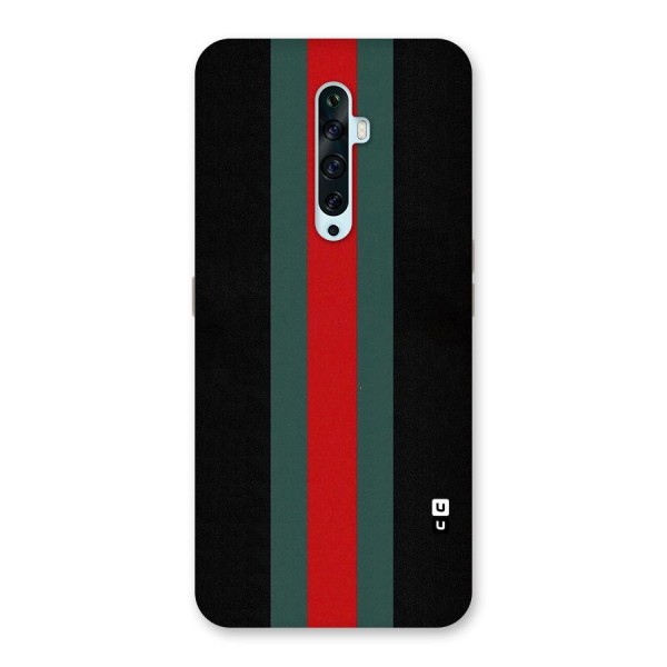 Basic Colored Stripes Back Case for Oppo Reno2 F