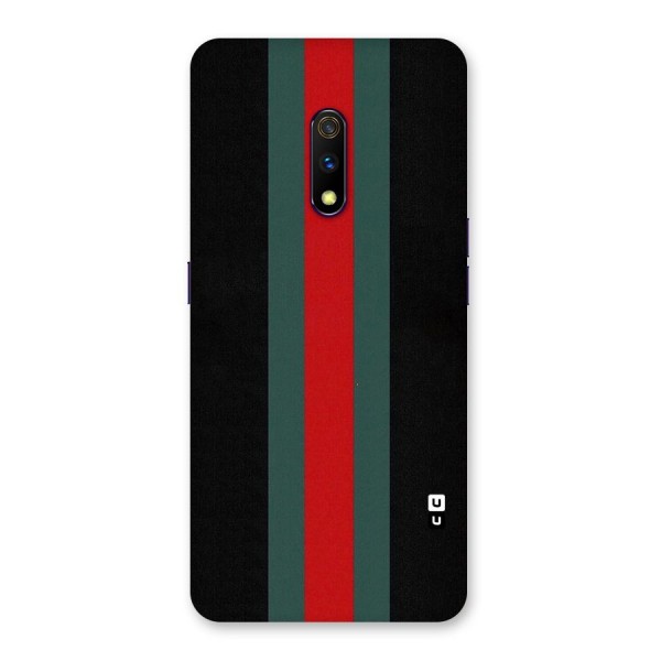 Basic Colored Stripes Back Case for Realme X