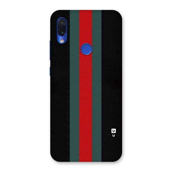 Basic Colored Stripes Back Case for Redmi Note 7