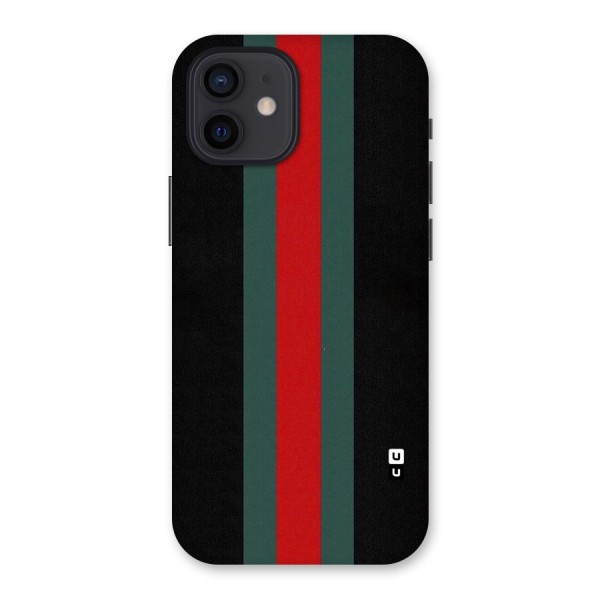 Basic Colored Stripes Back Case for iPhone 12