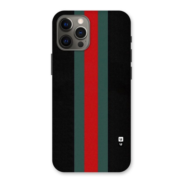 Basic Colored Stripes Back Case for iPhone 12 Pro Max
