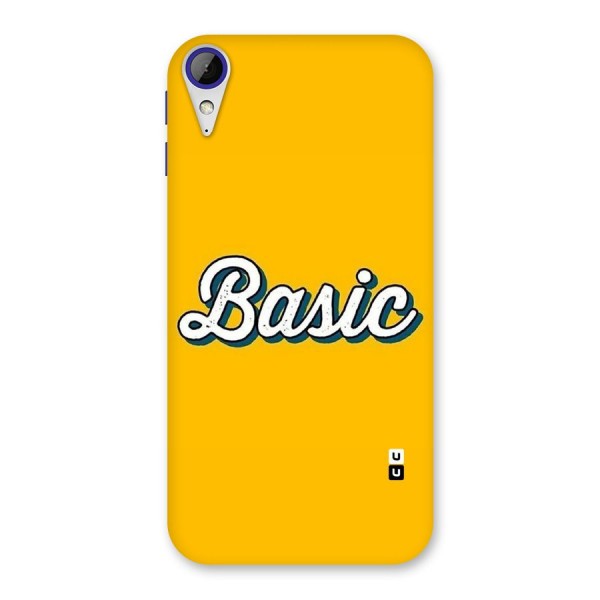 Basic Yellow Back Case for Desire 830