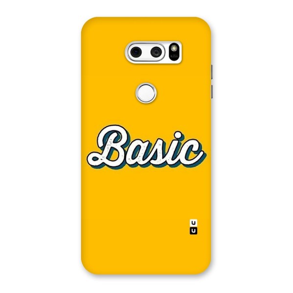 Basic Yellow Back Case for LG V30