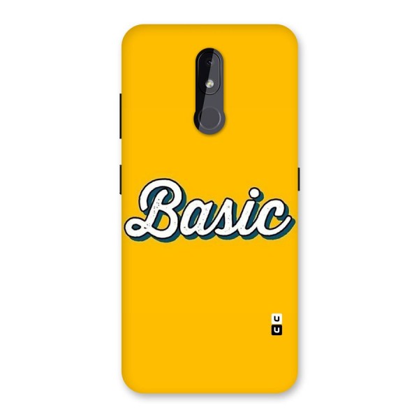 Basic Yellow Back Case for Nokia 3.2