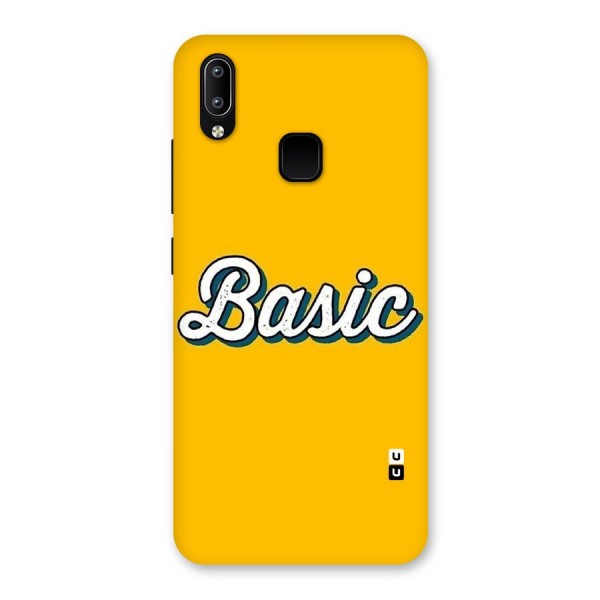 Basic Yellow Back Case for Vivo Y95