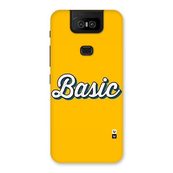 Basic Yellow Back Case for Zenfone 6z