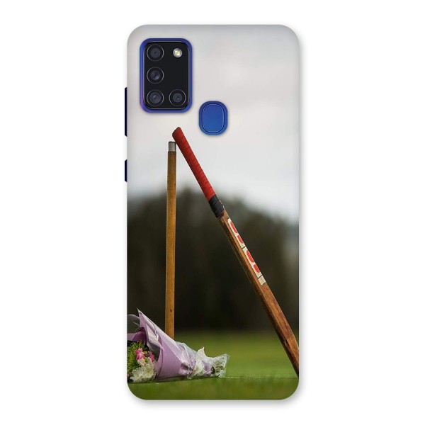 Bat Wicket Back Case for Galaxy A21s