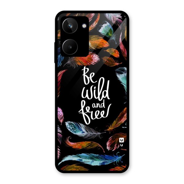 Be Wild and Free Glass Back Case for Realme 10