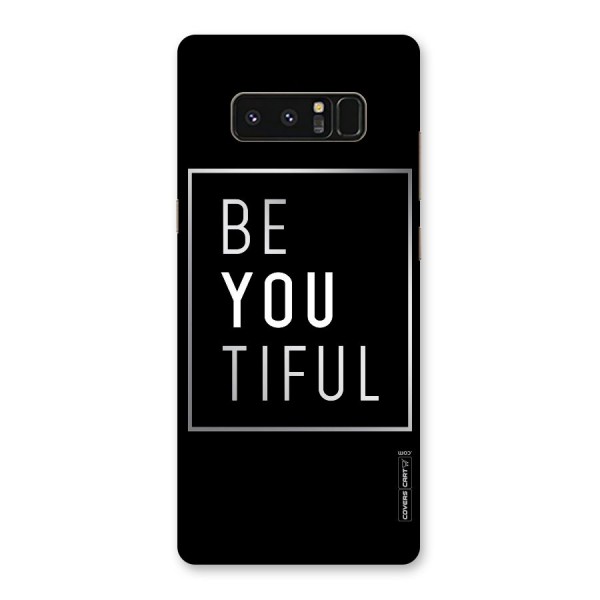 Be You Beautiful Back Case for Galaxy Note 8