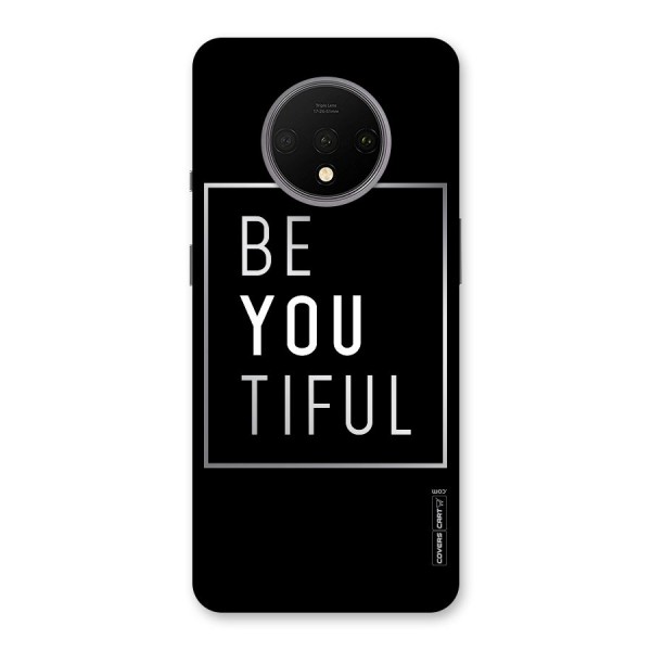 Be You Beautiful Back Case for OnePlus 7T