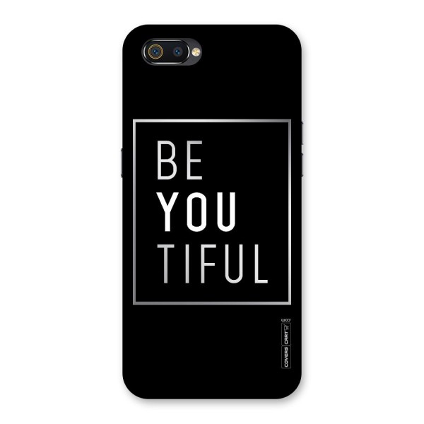 Be You Beautiful Back Case for Realme C2