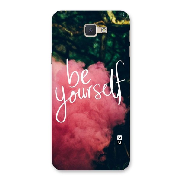 Be Yourself Greens Back Case for Galaxy J5 Prime