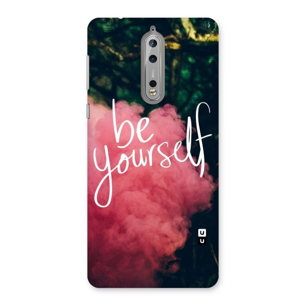 Be Yourself Greens Back Case for Nokia 8