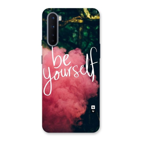 Be Yourself Greens Back Case for OnePlus Nord