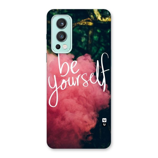 Be Yourself Greens Back Case for OnePlus Nord 2 5G