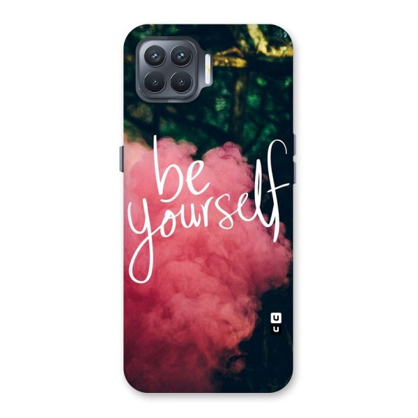Be Yourself Greens Back Case for Oppo F17 Pro