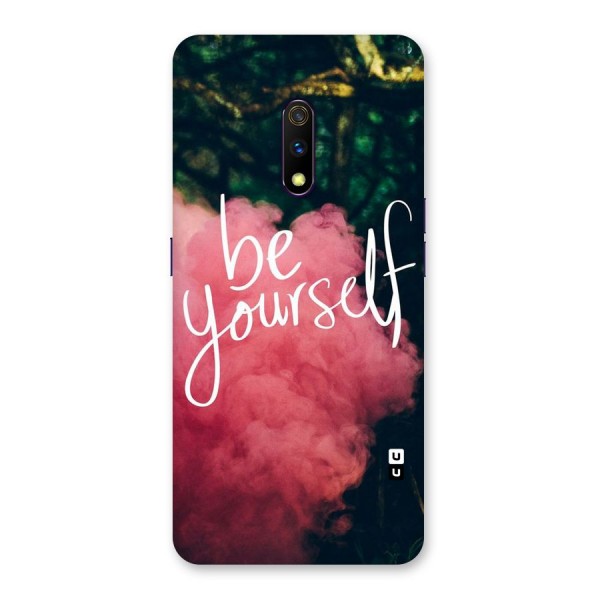 Be Yourself Greens Back Case for Realme X