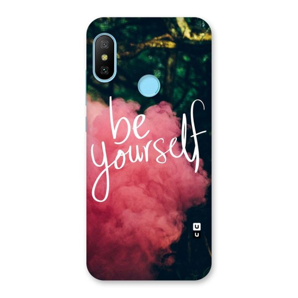 Be Yourself Greens Back Case for Redmi 6 Pro