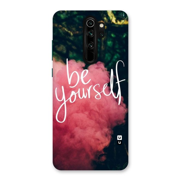 Be Yourself Greens Back Case for Redmi Note 8 Pro