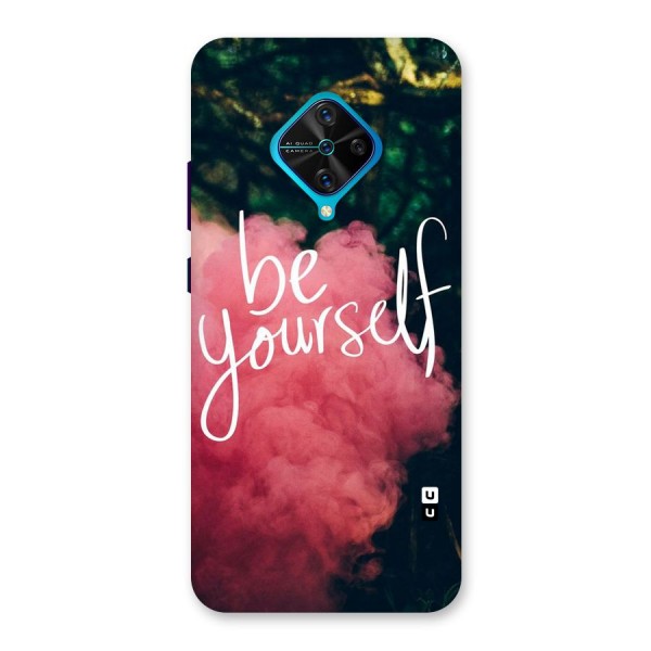 Be Yourself Greens Back Case for Vivo S1 Pro