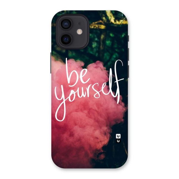 Be Yourself Greens Back Case for iPhone 12