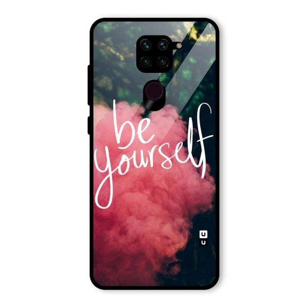 Be Yourself Greens Glass Back Case for Redmi Note 9