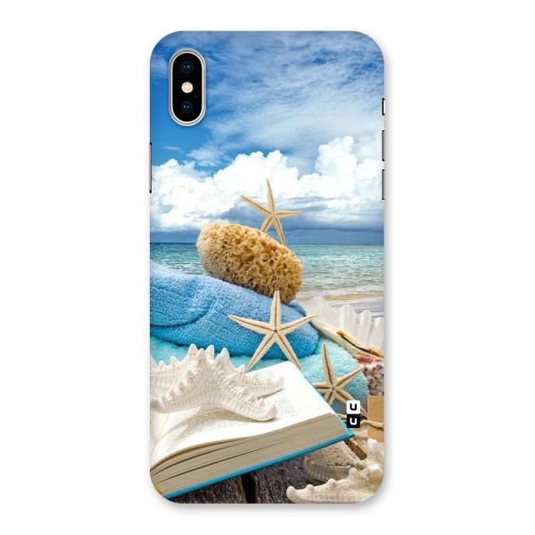 Beach Sky Back Case for iPhone XS