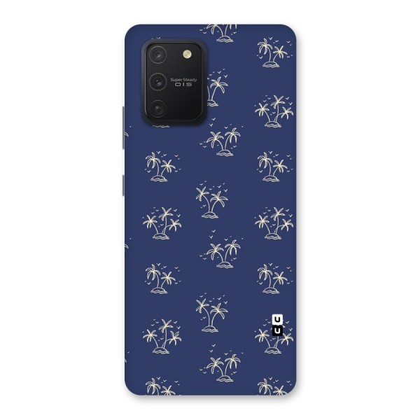 Beach Trees Back Case for Galaxy S10 Lite