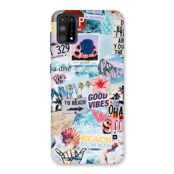 Beaching Life Back Case for Galaxy F41