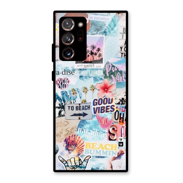 Beaching Life Glass Back Case for Galaxy Note 20 Ultra