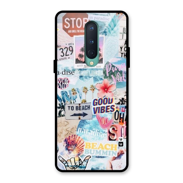 Beaching Life Glass Back Case for OnePlus 8