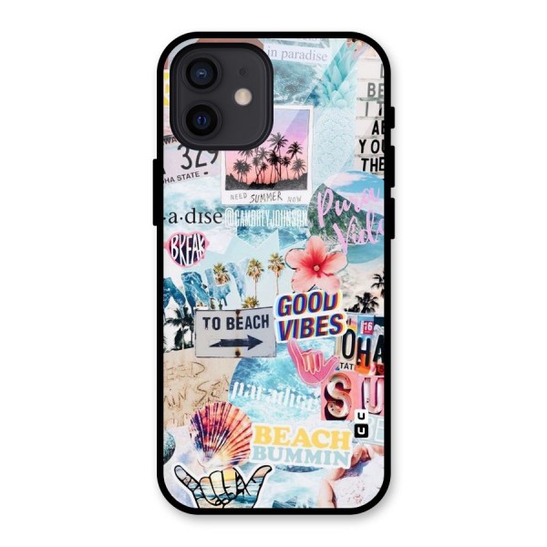 Beaching Life Glass Back Case for iPhone 12