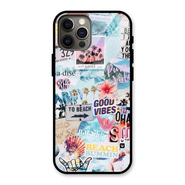 Beaching Life Glass Back Case for iPhone 12 Pro