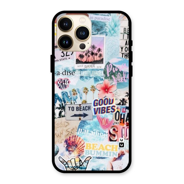 Beaching Life Glass Back Case for iPhone 13 Pro Max