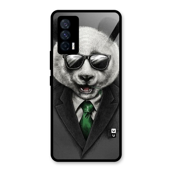 Bear Face Glass Back Case for Vivo iQOO 7 5G