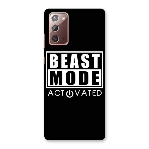 Beast Mode Activated Back Case for Galaxy Note 20