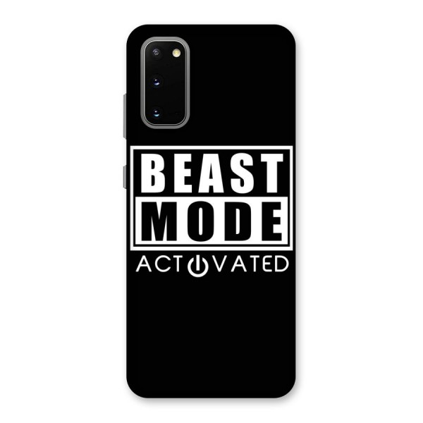 Beast Mode Activated Back Case for Galaxy S20