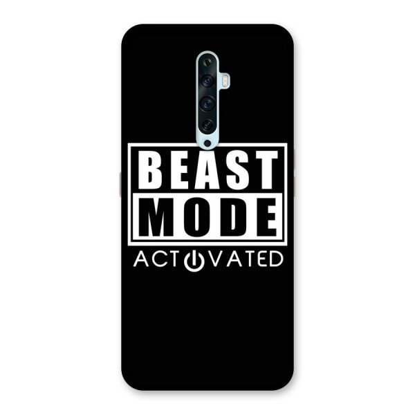 Beast Mode Activated Back Case for Oppo Reno2 Z