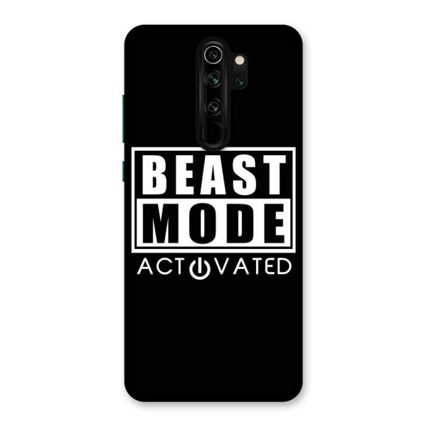 Beast Mode Activated Back Case for Redmi Note 8 Pro