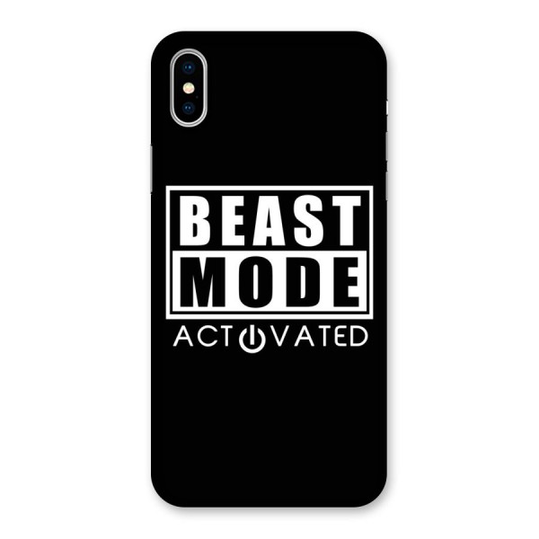 Beast Mode Activated Back Case for iPhone XS