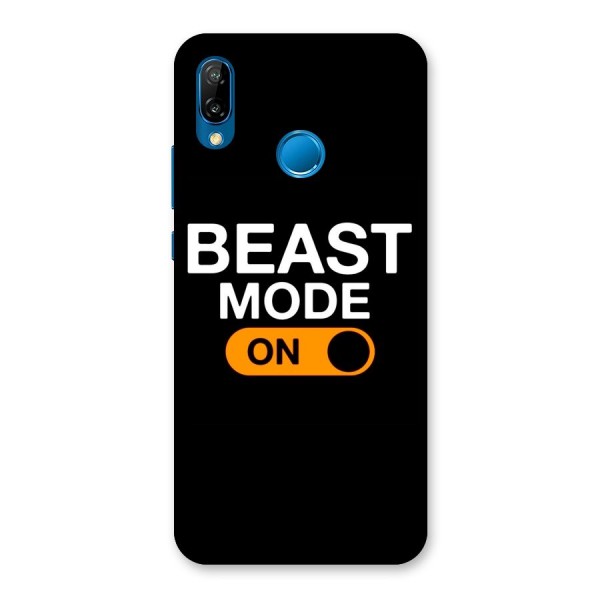 Beast Mode Switched On Back Case for Huawei P20 Lite