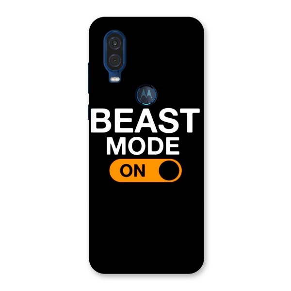 Beast Mode Switched On Back Case for Motorola One Vision