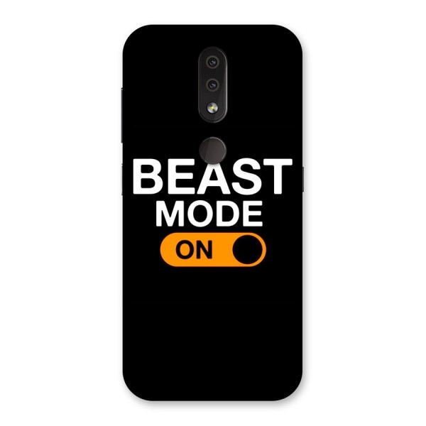 Beast Mode Switched On Back Case for Nokia 4.2
